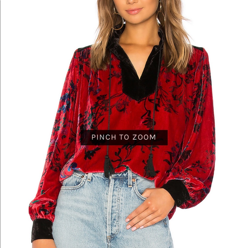 Revolve house of Harlow 1960 Rebecca blouse XS